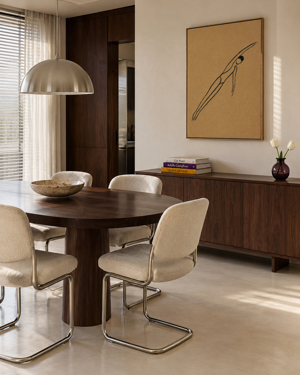 Mid-Air Suspension - Framed canvas in an interior