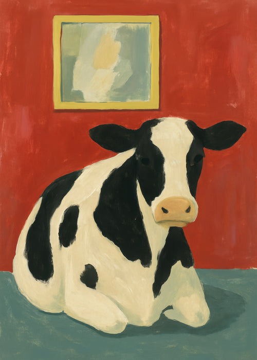 Resting Bovine - Unframed art print