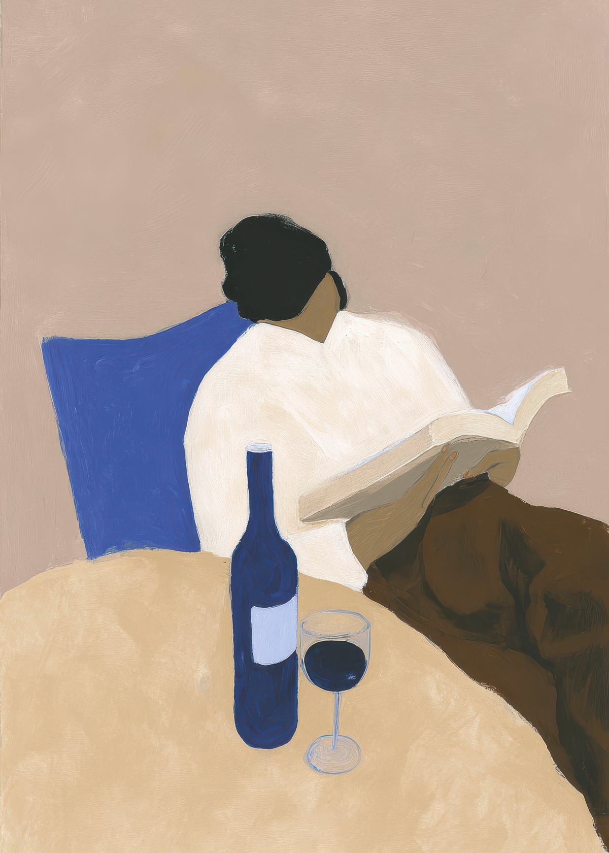 The Reader - Unframed art print
