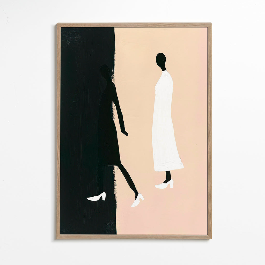 Ilustración de figuras minimalistas – Oak Frame