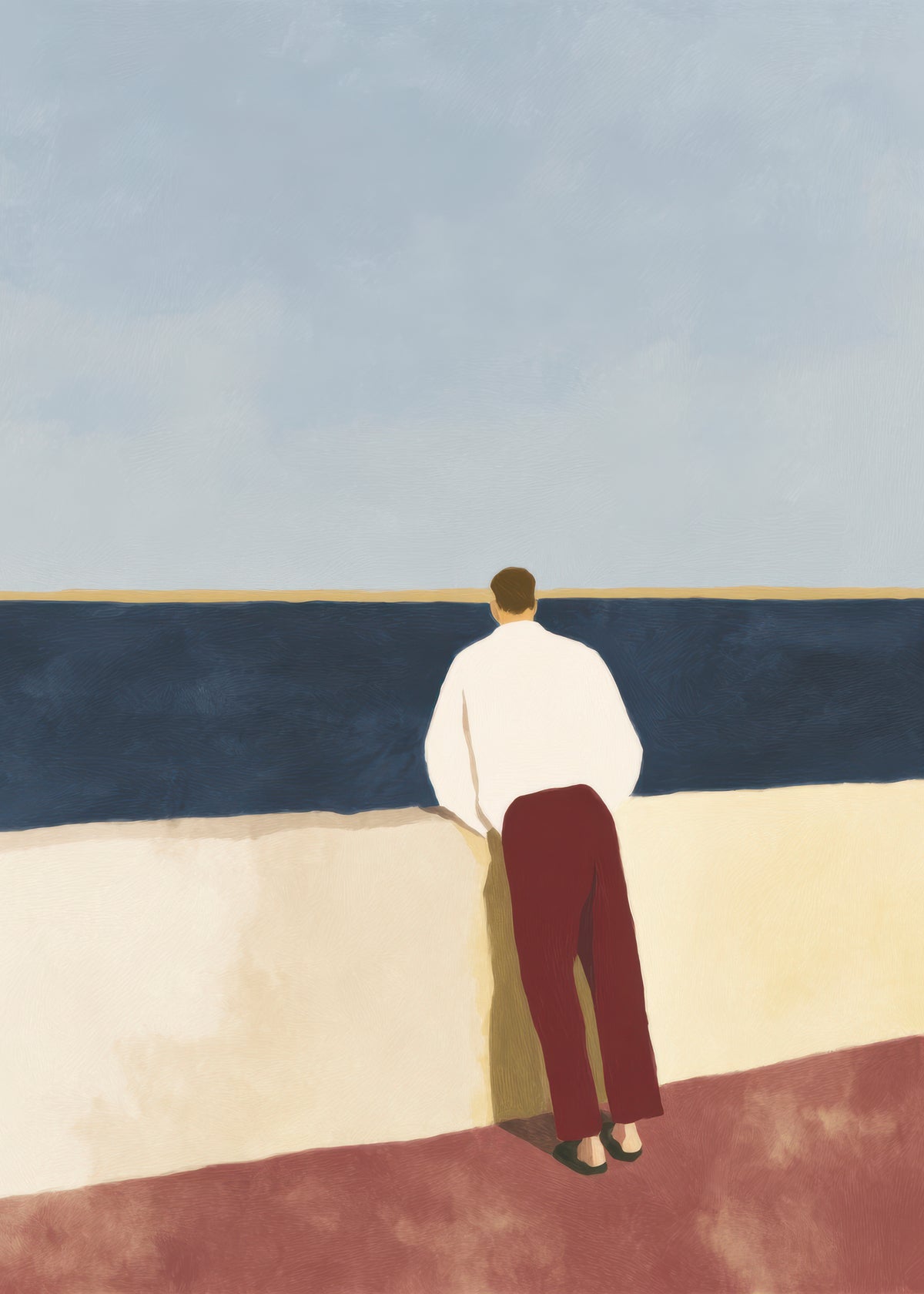 Horizon Figure - Unframed art print