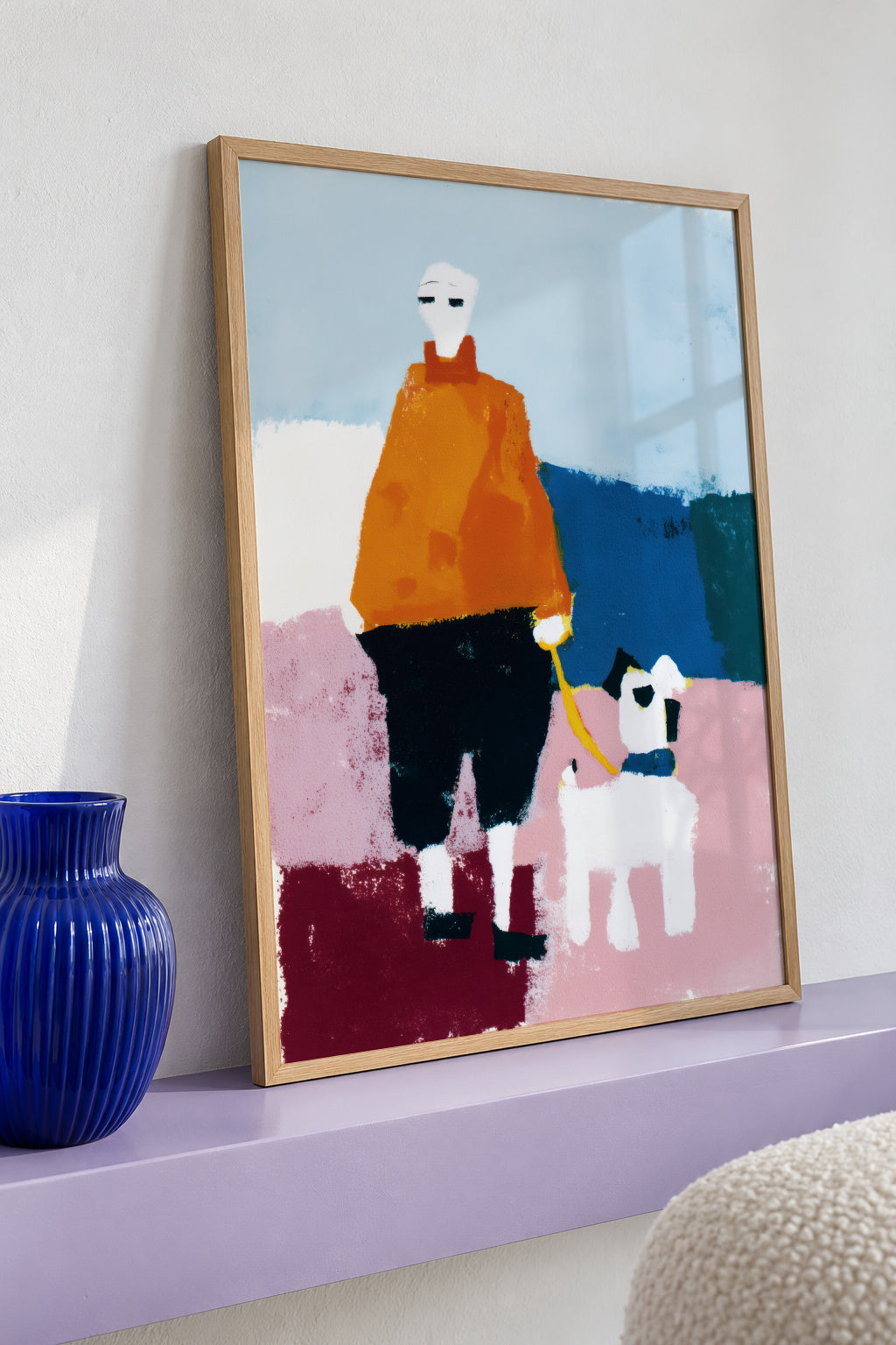 Morning Walk - Framed poster detail