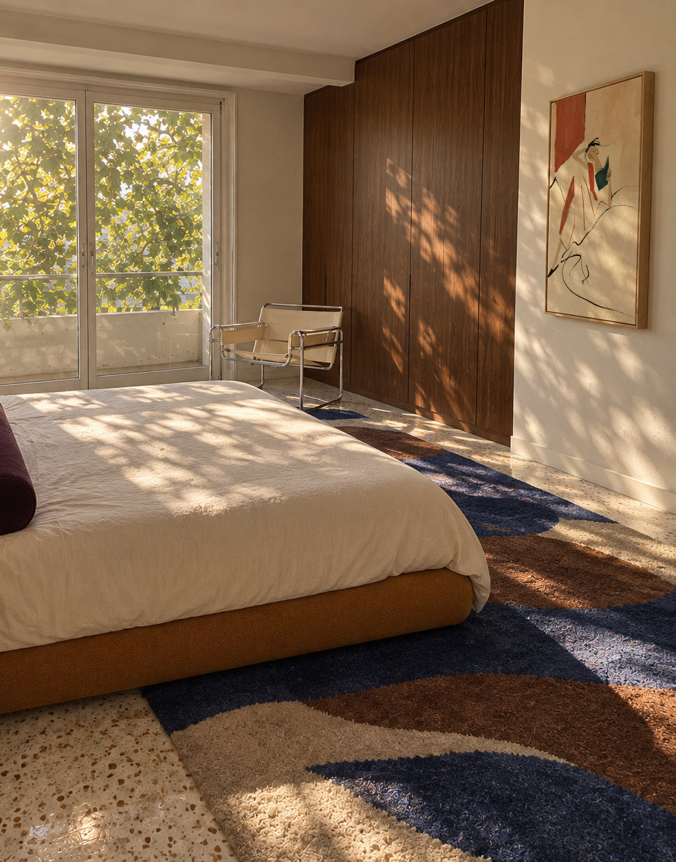 Morning Sketch - Framed canvas in an interior