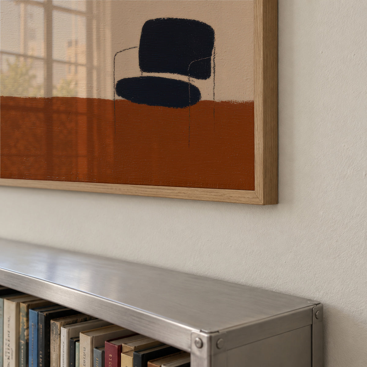 Earthy chair - Framed poster detail