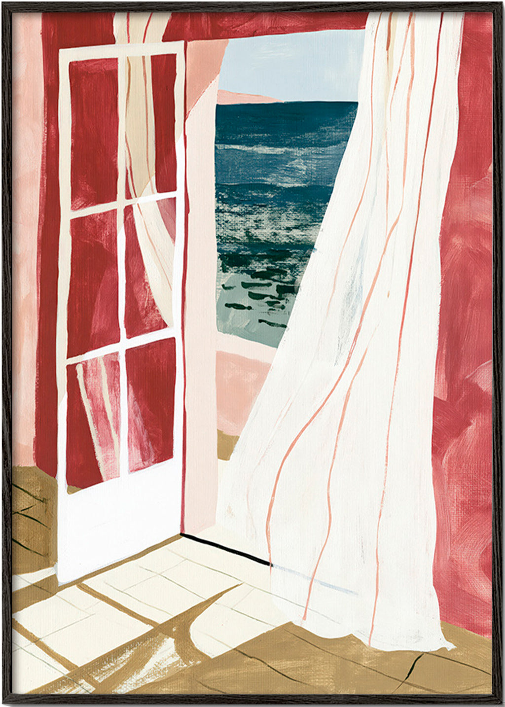 Landschaftsbild Fenster zum Meer