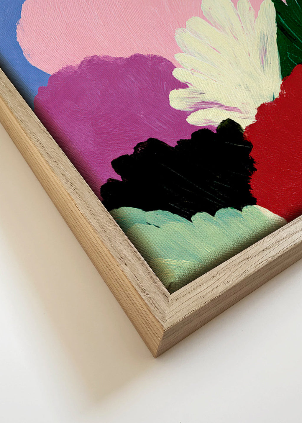 Botanischer Druck Bloomscape mit abstrakten Blumen