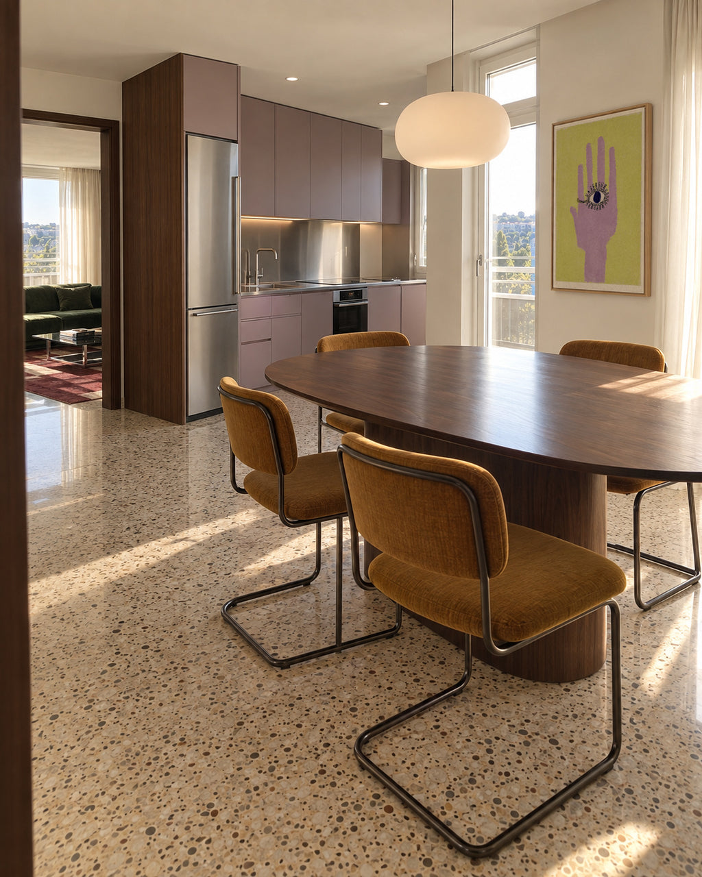 Mystic Hand - Framed canvas in an interior