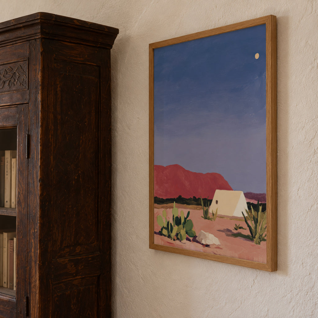 Desert Silence - Framed poster detail