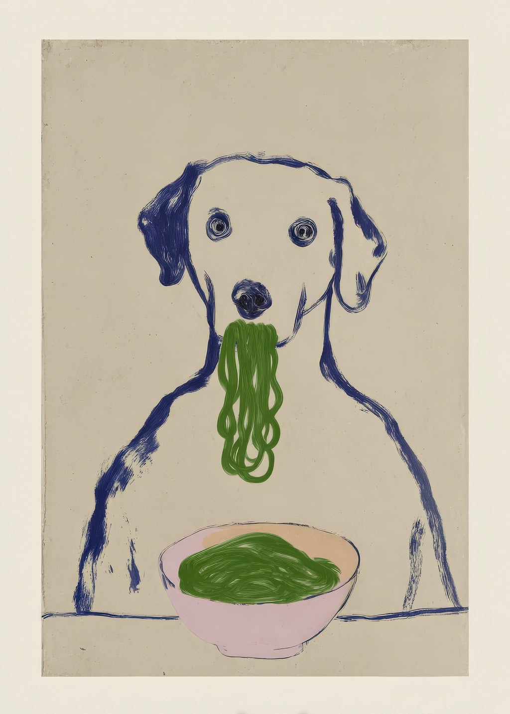Dinner for Dogs - Unframed art print