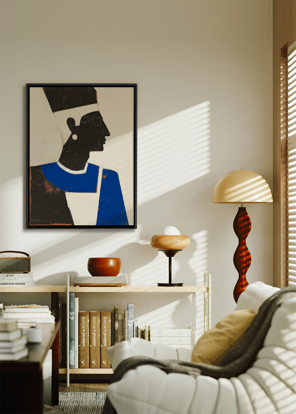 Illustration ägyptisches Profil