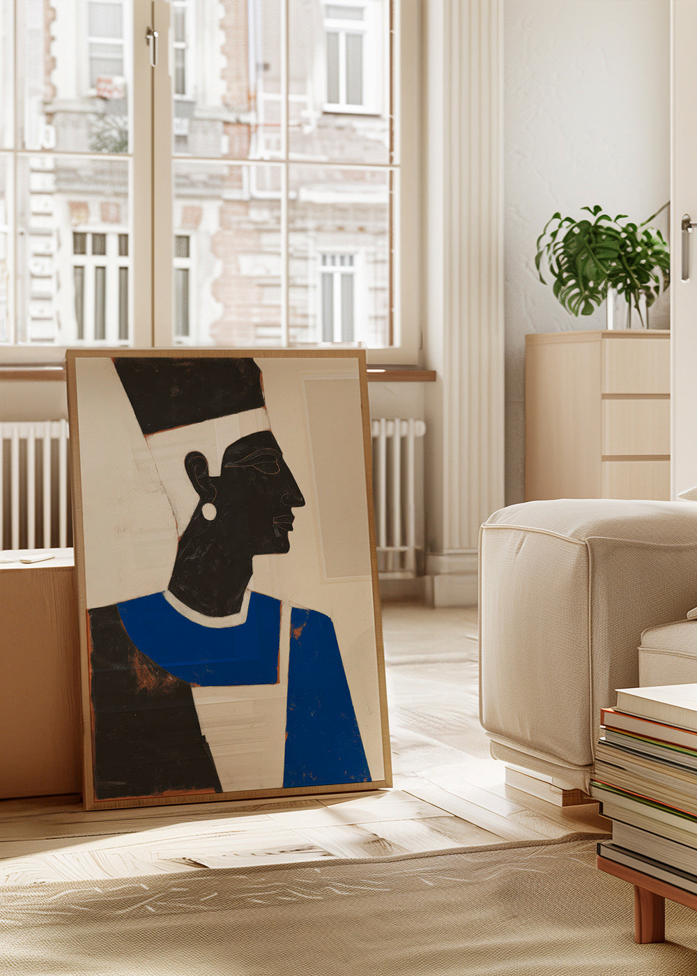 Illustration ägyptisches Profil