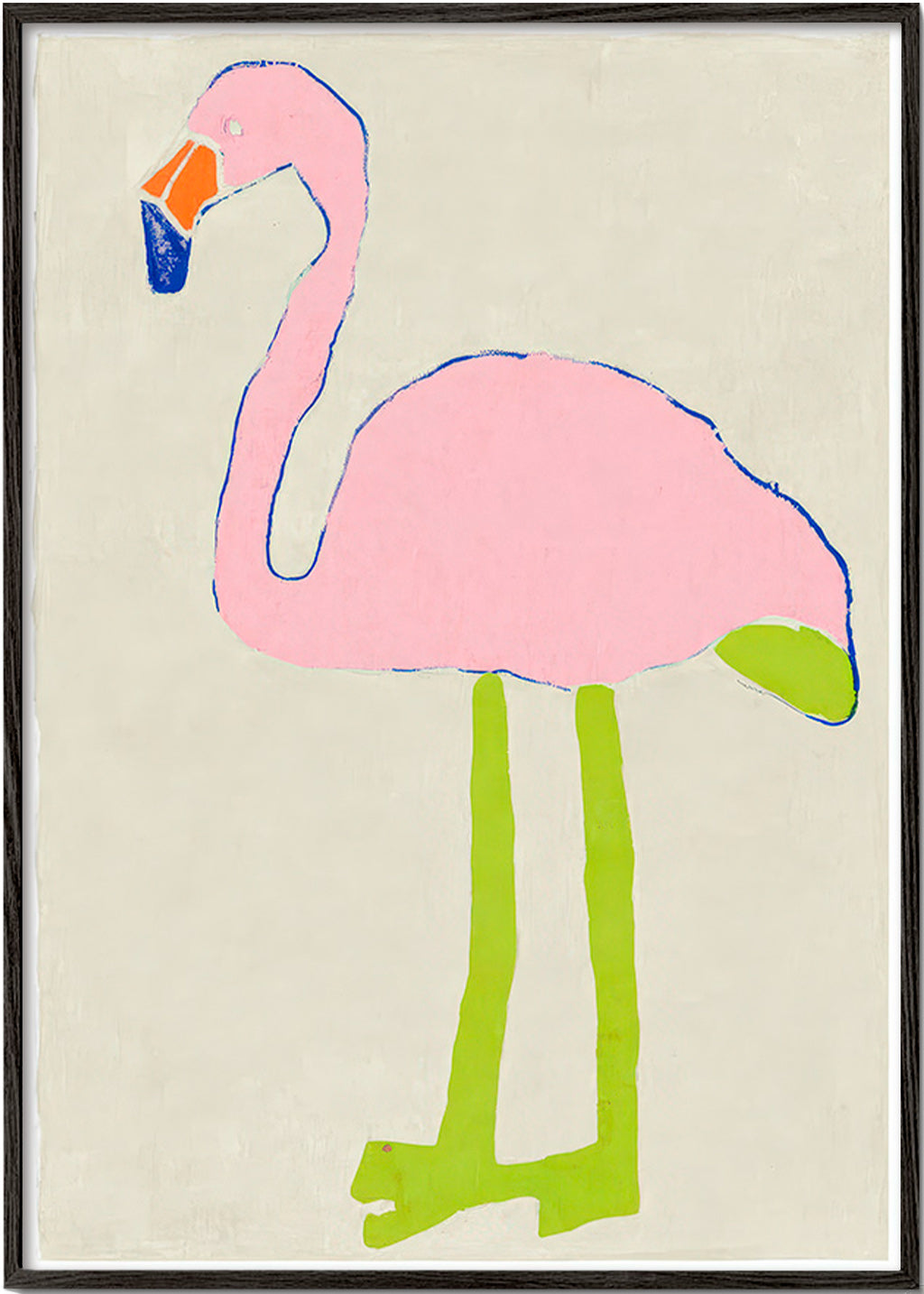 Rosa Flamingo Kunstdruck