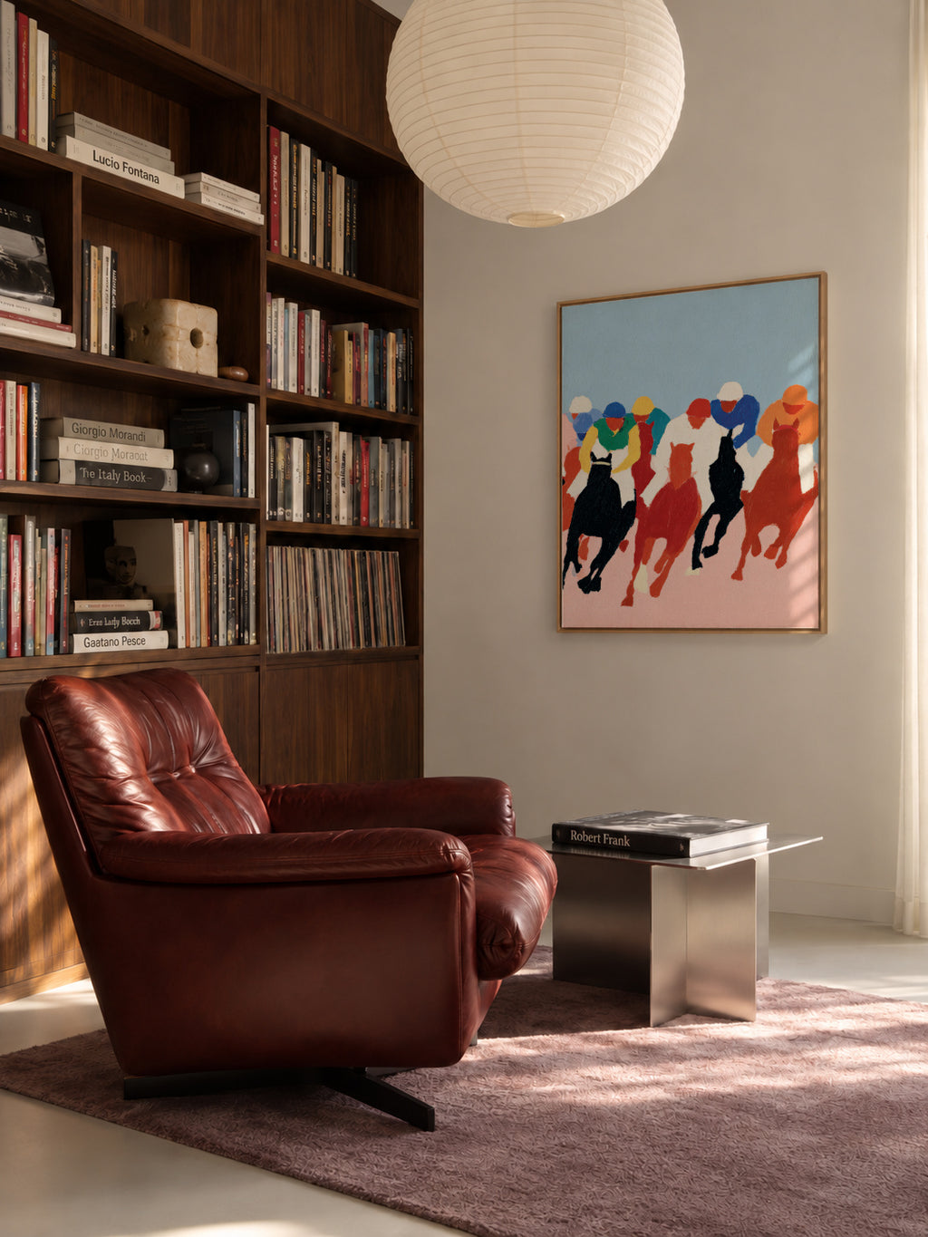 Race Day - Framed canvas in an interior