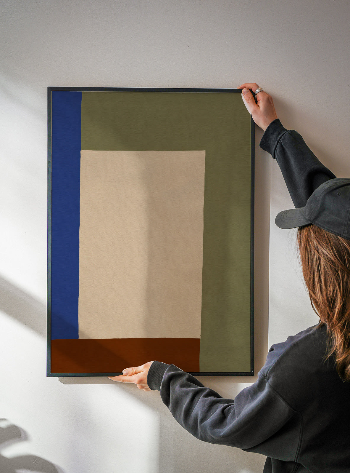 Quiet Shapes - Framed poster detail