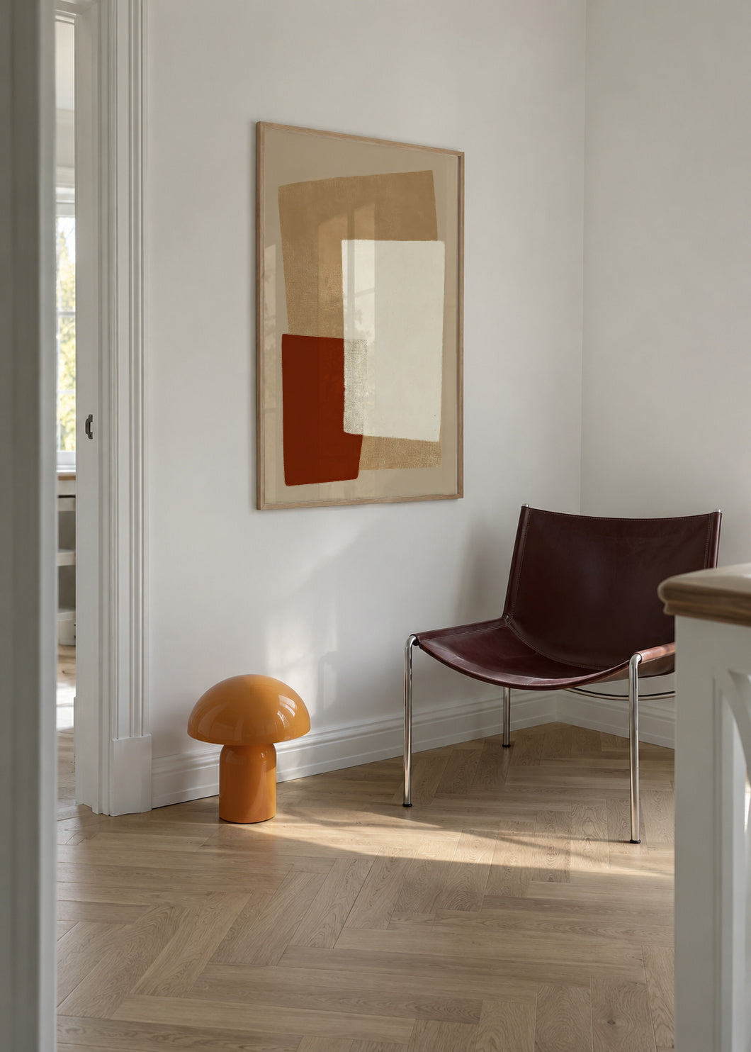 Desert Composition - Framed poster in an interior