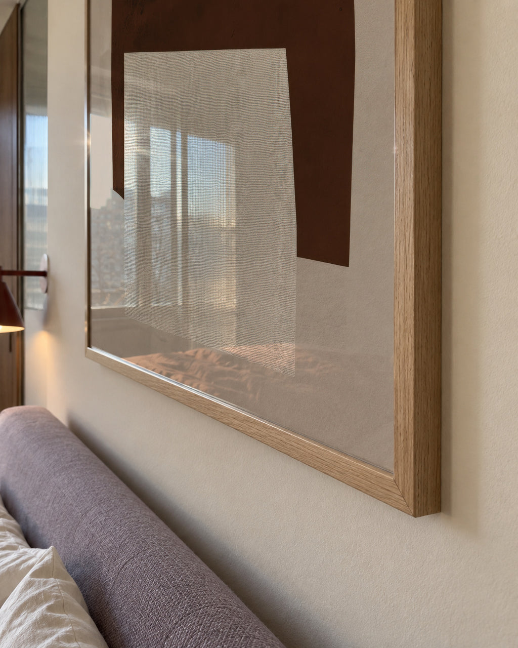 Brown Horizon - Framed poster detail