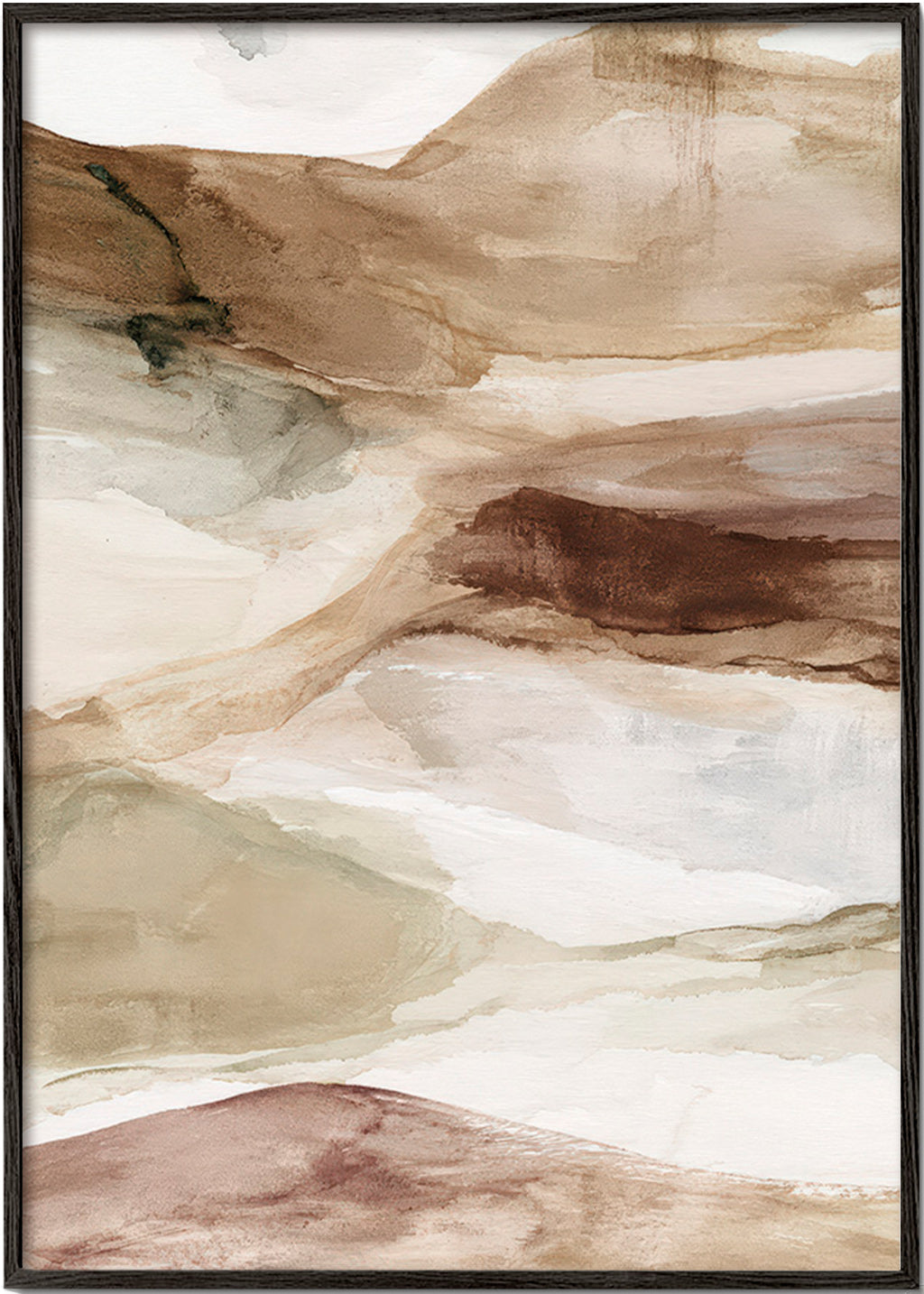 Wüstenlandschaft Aquarell
