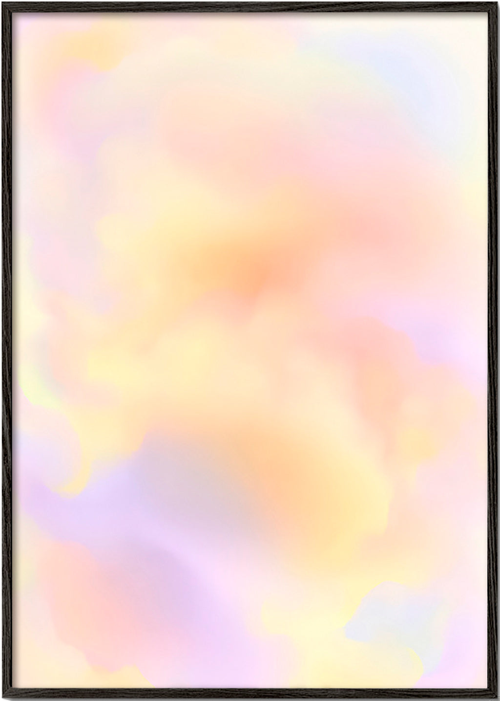 Abstraktes Bild Pastellwolken