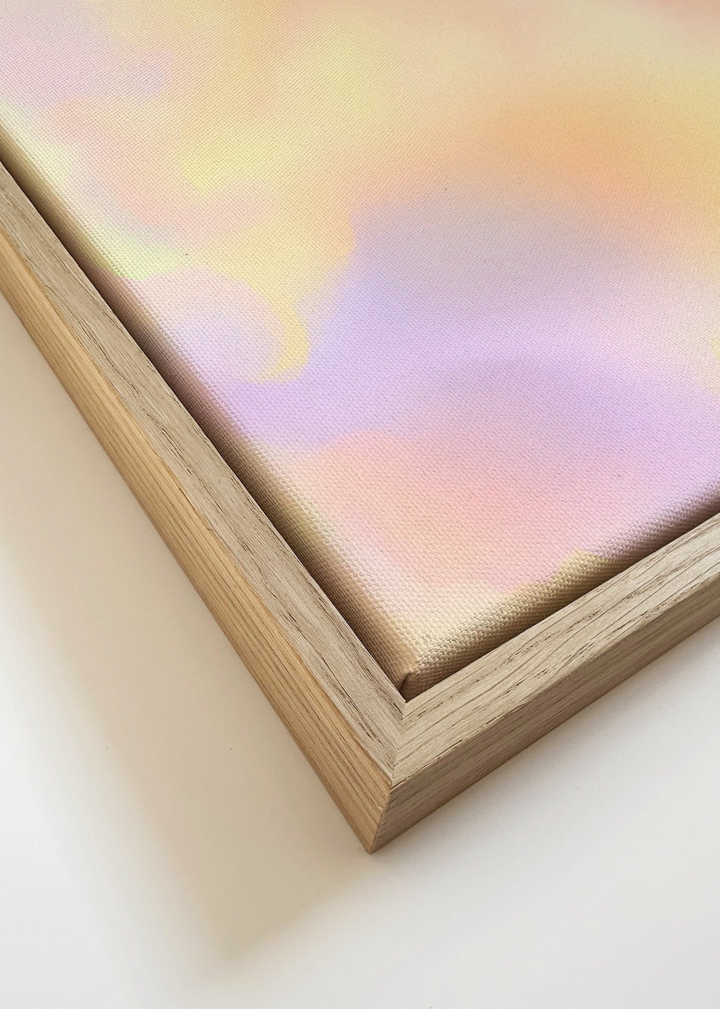 Abstraktes Bild Pastellwolken