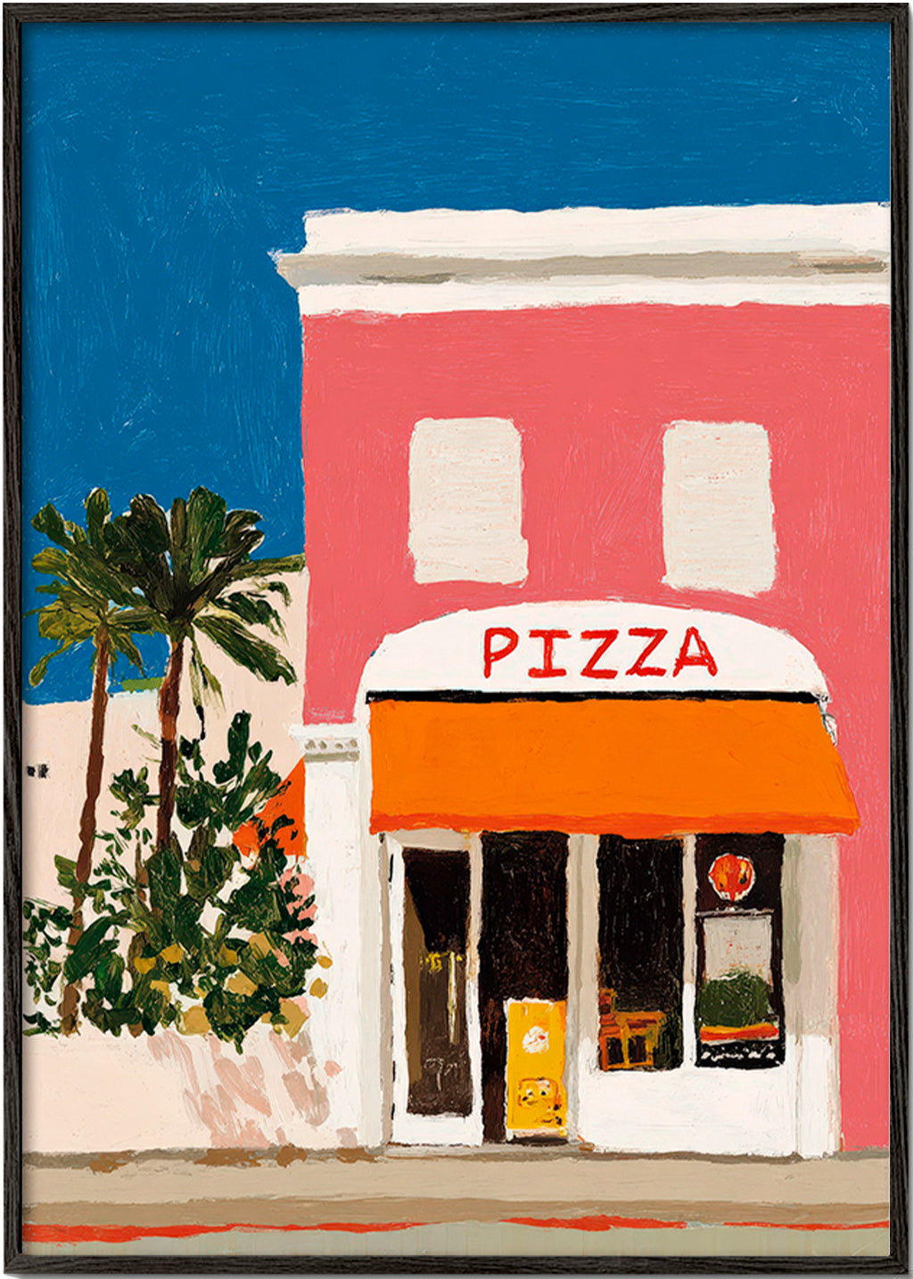 Küchenkunst Pizzeria-Fassade