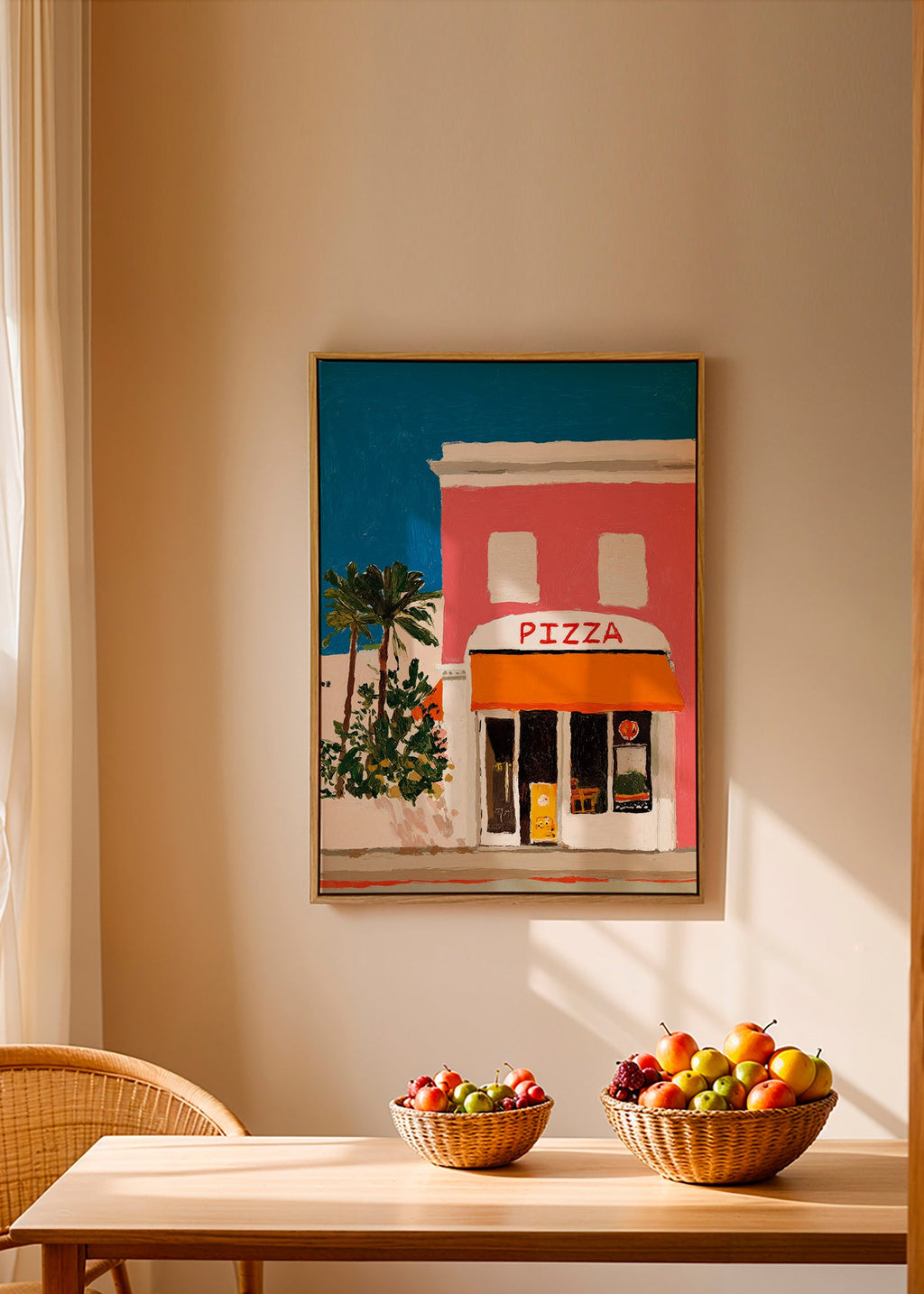 Küchenkunst Pizzeria-Fassade