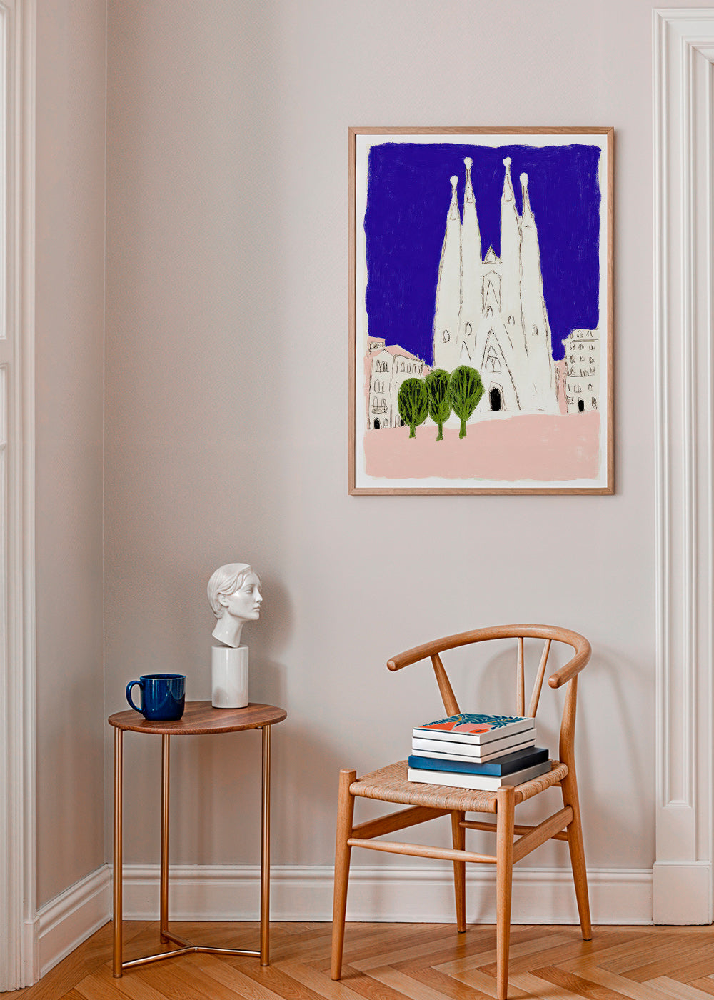 Küchenkunst Sagrada Familia Nacht-Skizze