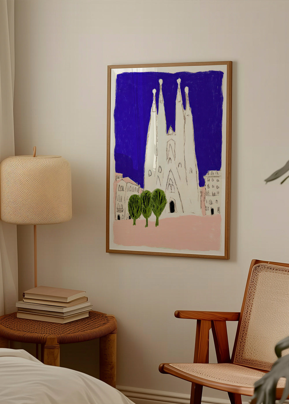 Küchenkunst Sagrada Familia Nacht-Skizze