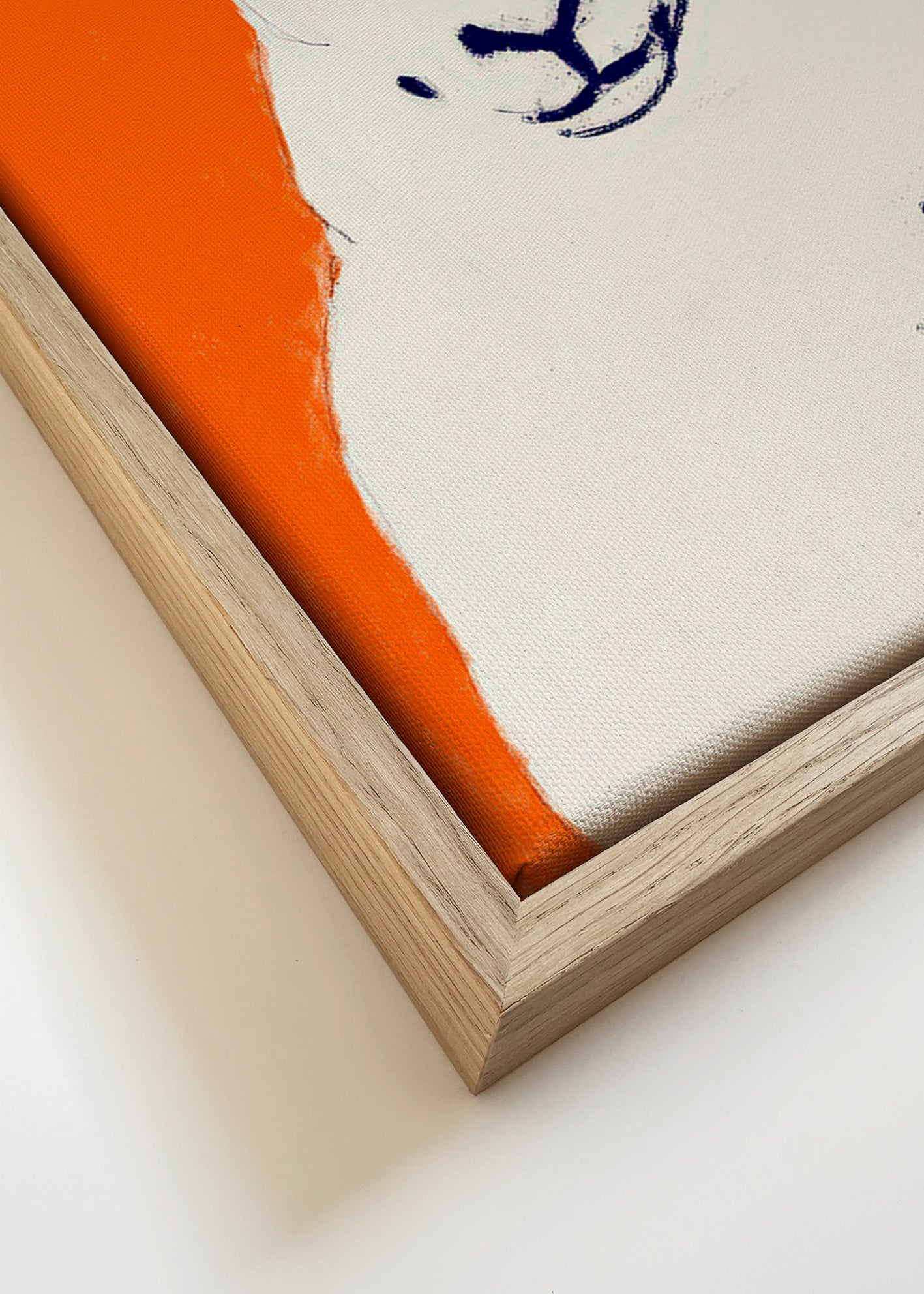 Kunstwerk weisses Schaf minimal