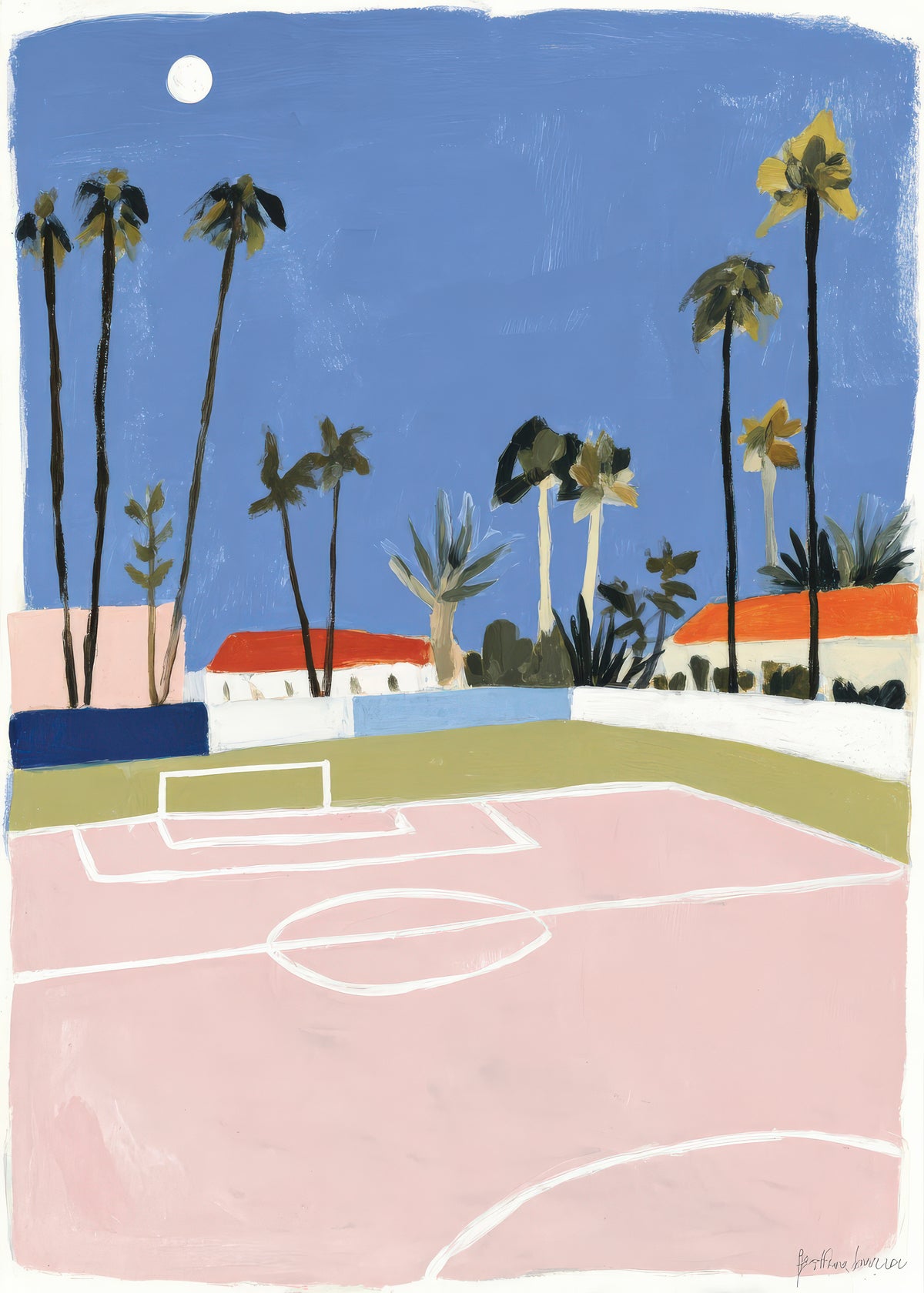Palm Court - Unframed art print