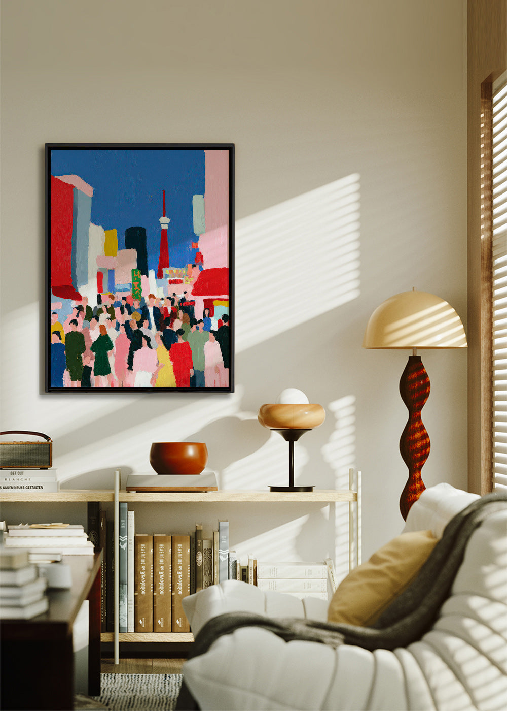 Reiseposter Tokio farbenfroh