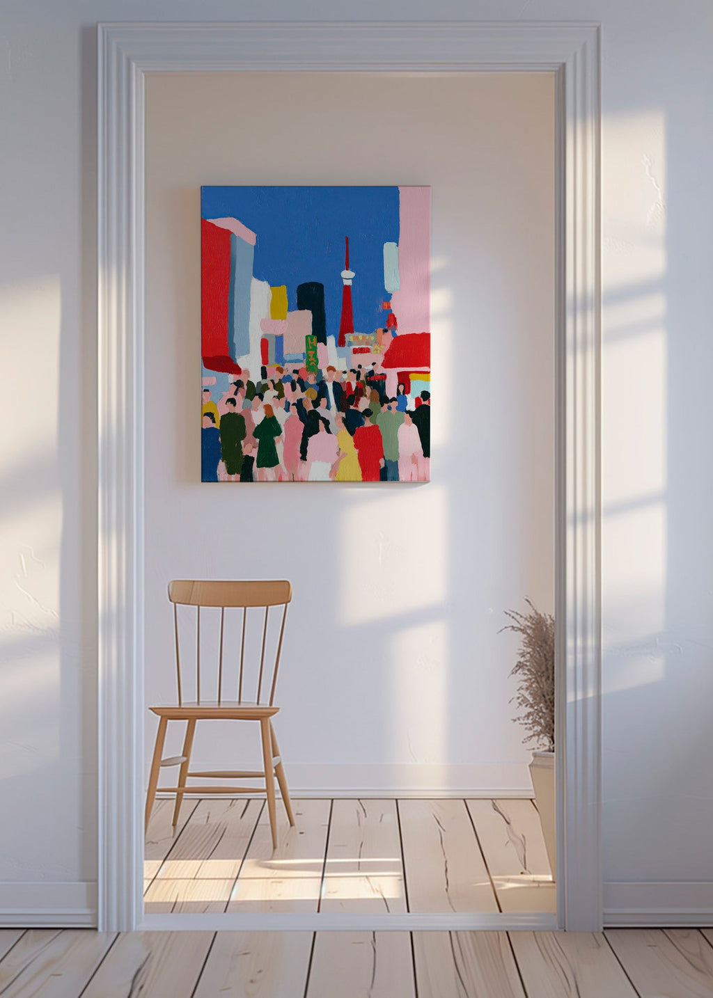 Reiseposter Tokio farbenfroh