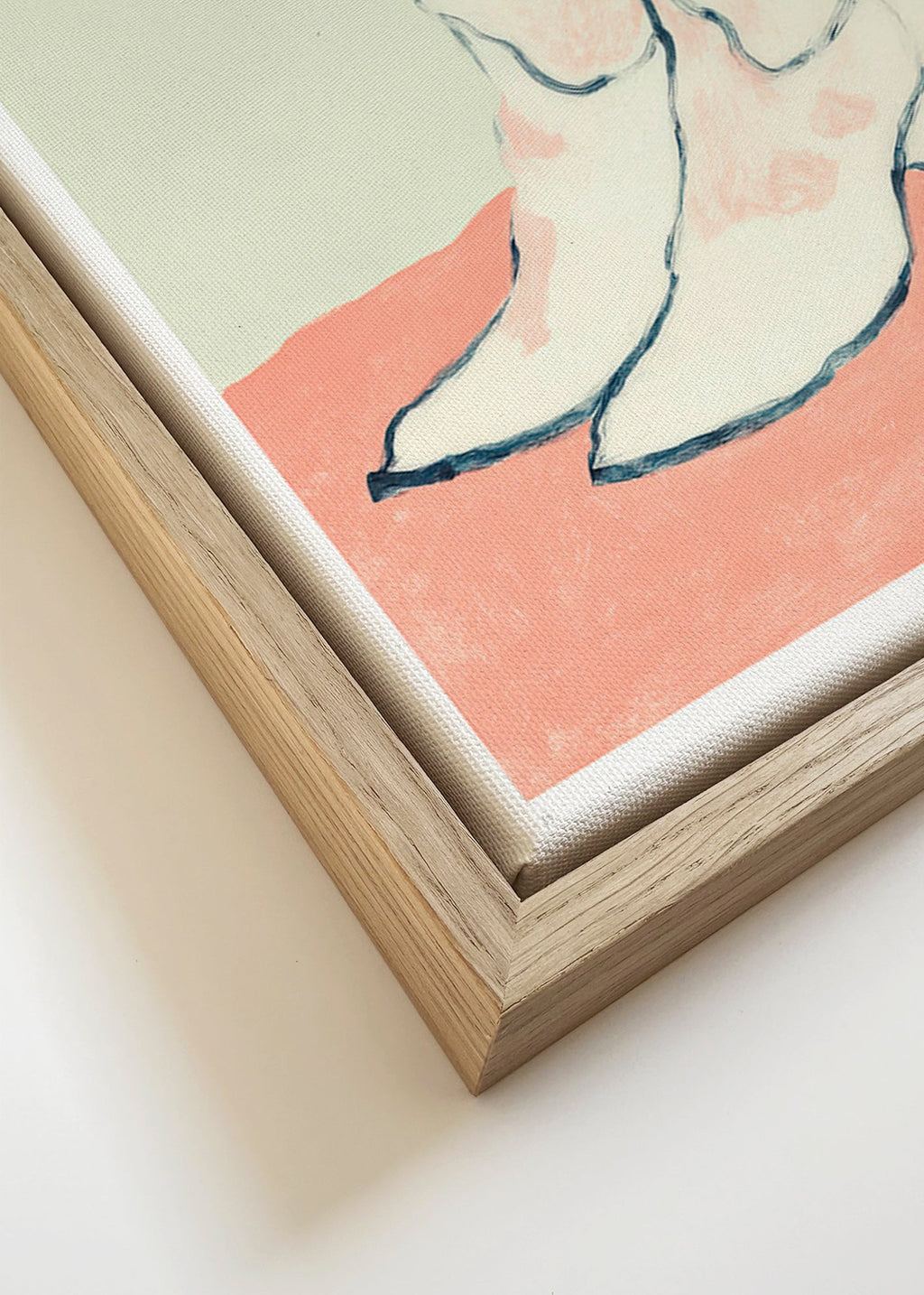 Illustration weiße Stiefel auf pastellgrund