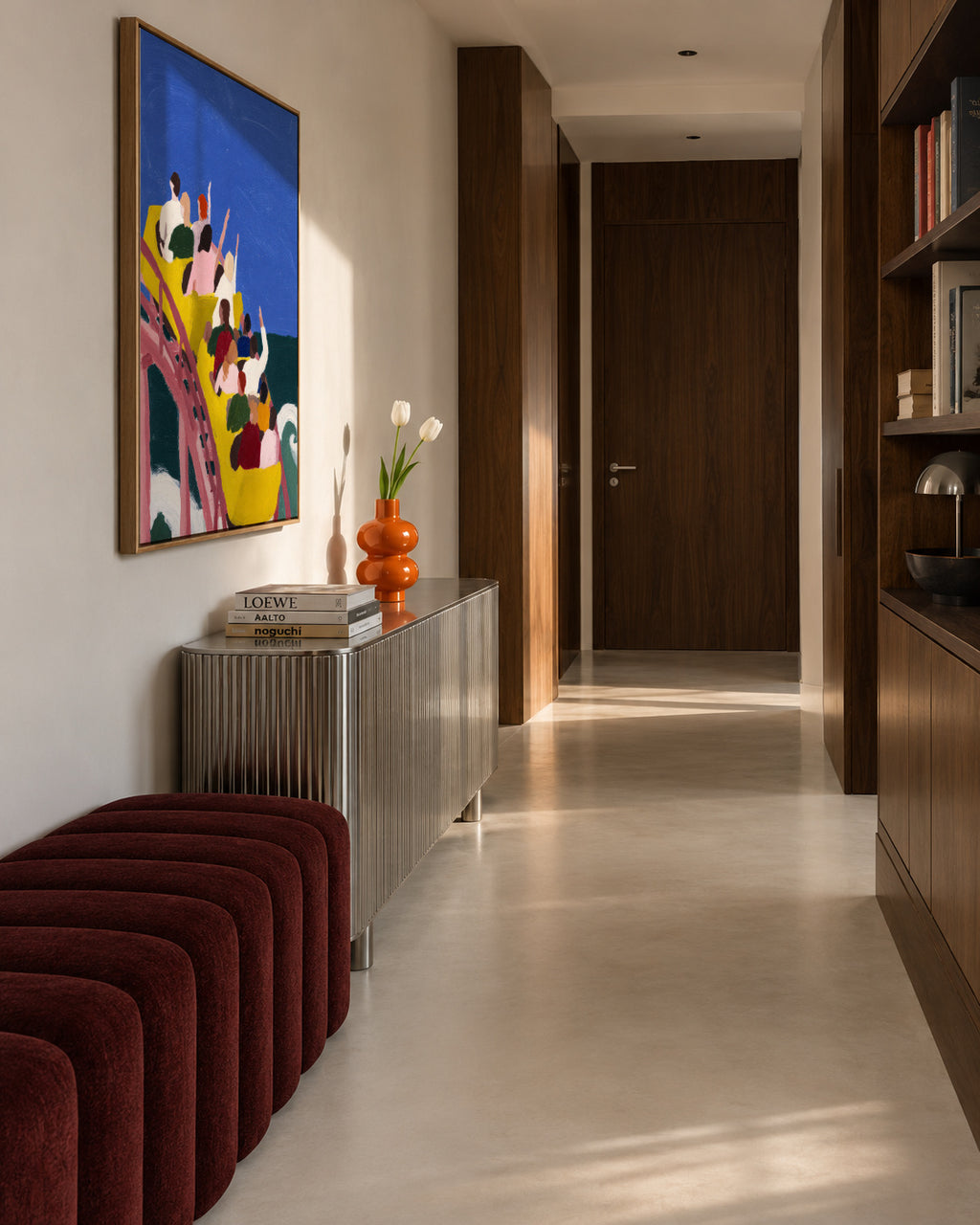 First Drop - Framed canvas in an interior
