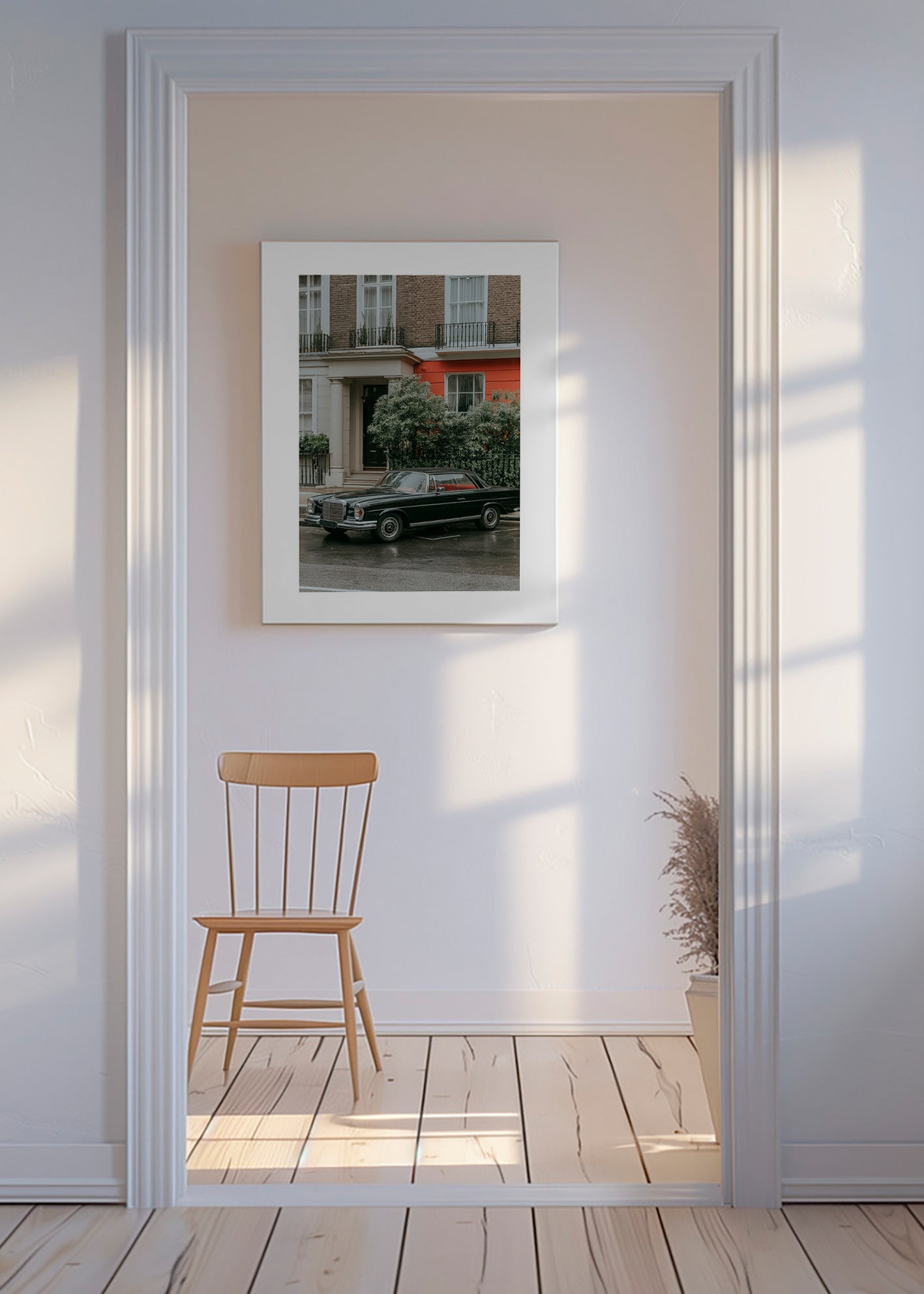 Straßenfotografie mit klassischem Auto