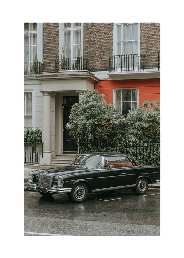 Straßenfotografie mit klassischem Auto