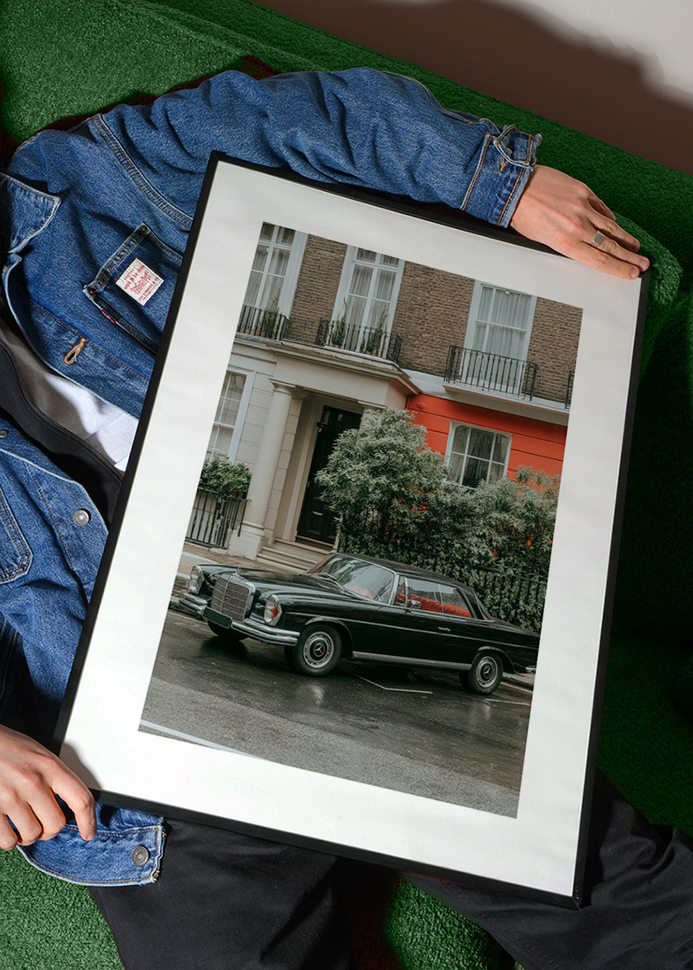 Straßenfotografie mit klassischem Auto