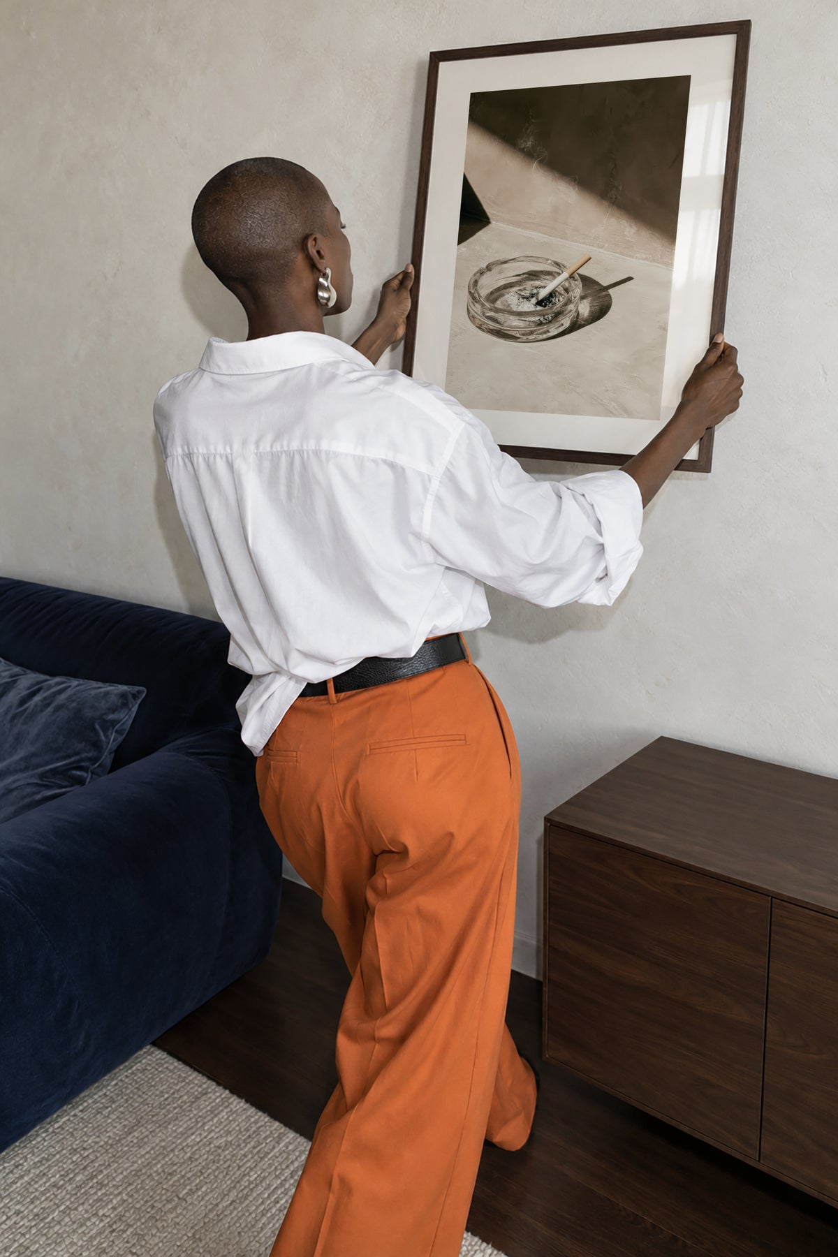 Espresso Break - Framed poster in an interior