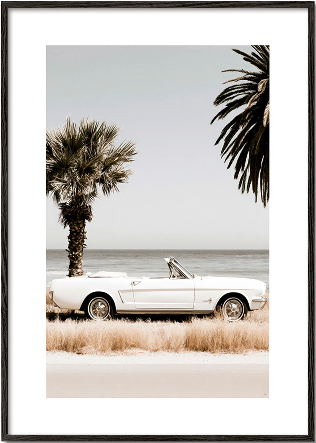 Vintage-Auto-Fotografie am Meer