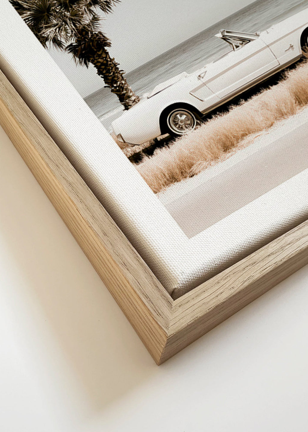 Vintage-Auto-Fotografie am Meer