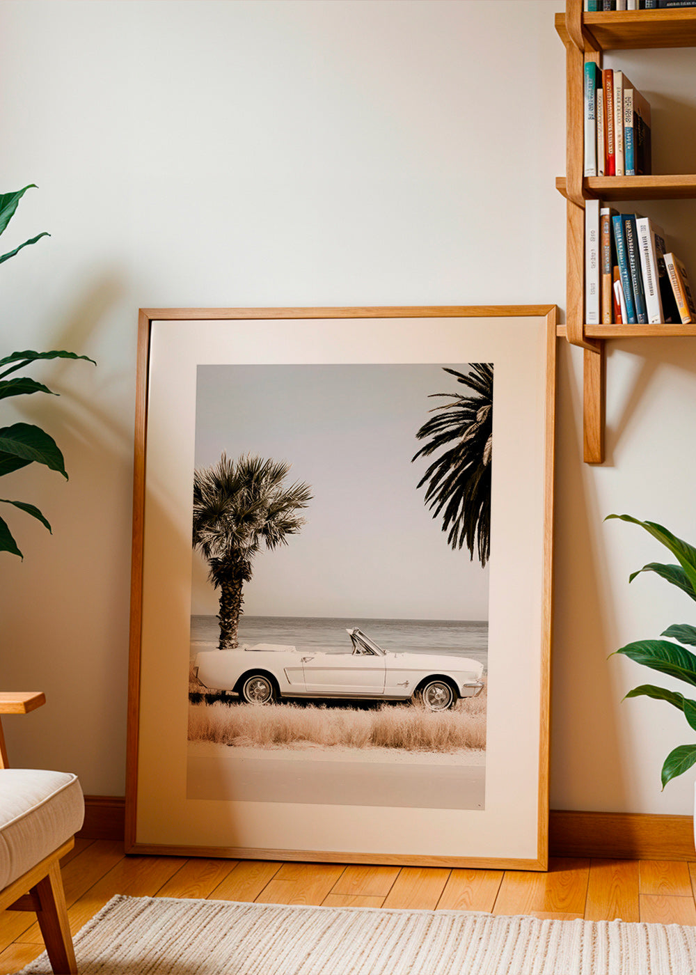 Vintage-Auto-Fotografie am Meer