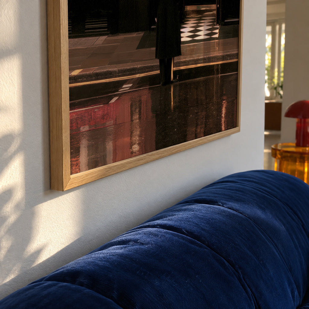 Rainy Evening - Framed poster detail