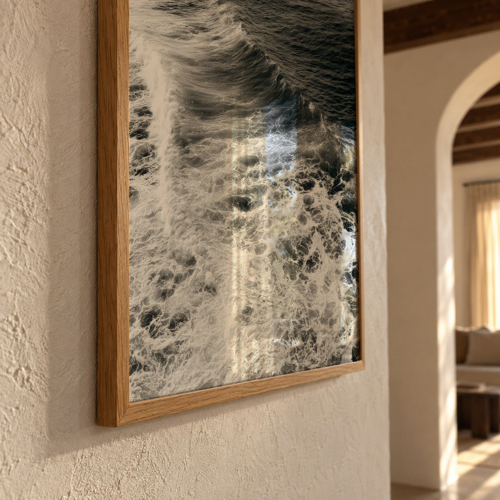 Ocean Wake - Framed poster detail