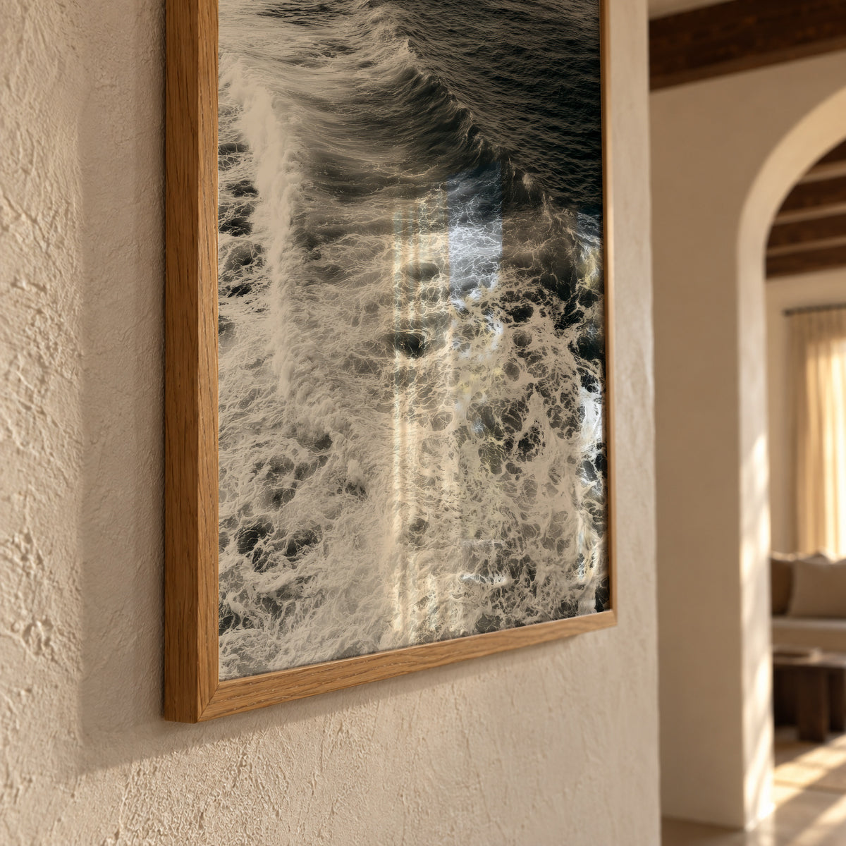 Ocean Wake - Framed poster detail