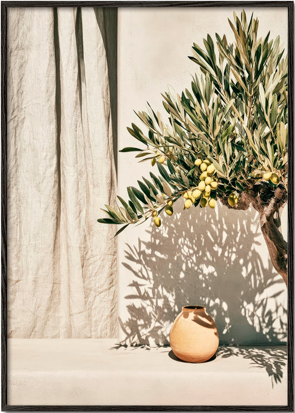 Botanical print olive branch de