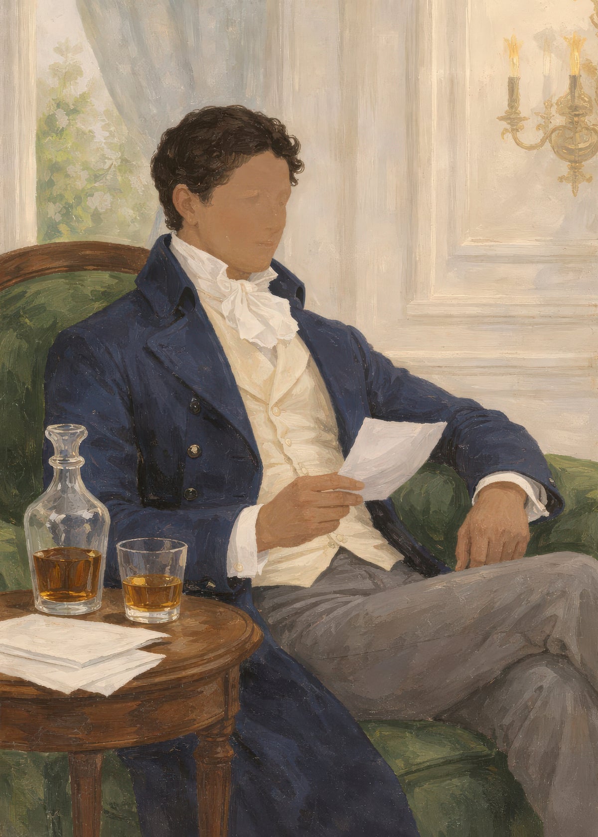 The Gentleman’s Letter - Unframed art print