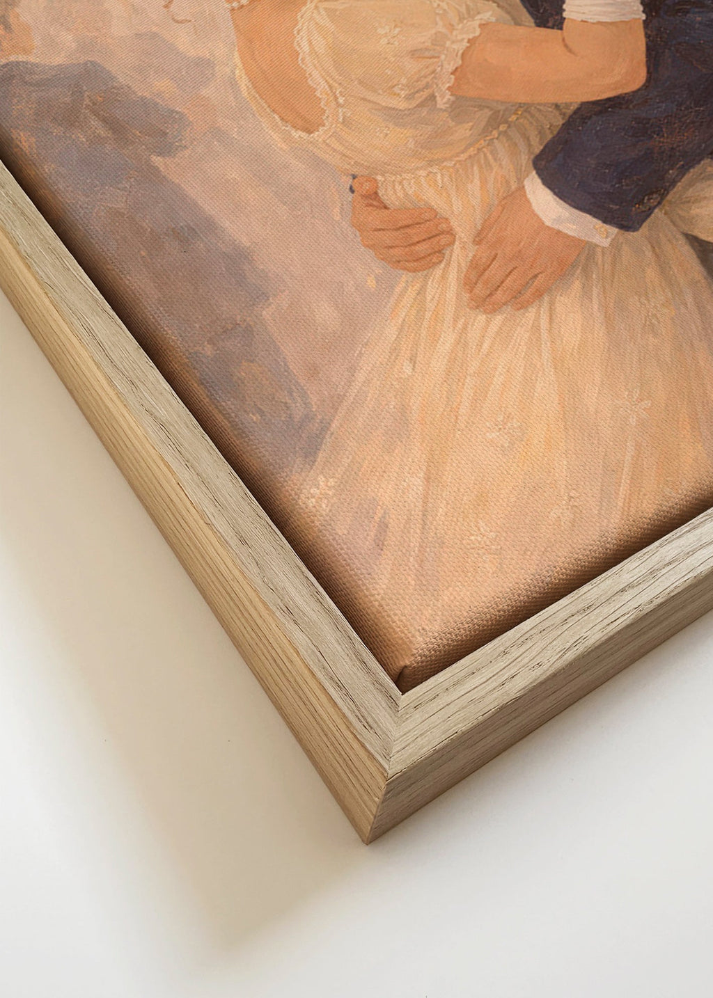 Illustration: romantischer Tanz im historischen Saal
